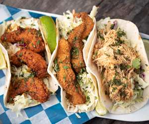Palmer's hot chicken tacos